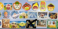 🏰迪士尼樂園 迪士尼 角色 貼紙 21張 Chip & Dale 史迪仔 Duffy 三眼仔 Frozen 聖誕 等等