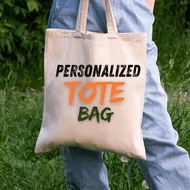 PERSONALIZED CANVAS TOTE BAG for SOUVENIR & GIVEAWAY