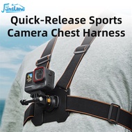 FunsLane Camera Chest Strap Mounting Holder First Angle POV Perspective Compatible For ACTION4 Quick