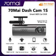 [จัดส่งรวดเร็ว] [ศูนย์ไทย] 70mai Dash Cam 1S English Car Camera กล้องติดรถยนต์ กล้องหน้ารถ พร้อม WIFI สั่งการด้วยเสียง Voice Command มุมมองกล้อง 130° Wide-Angle View 70 mai 1S By Tera GadGet