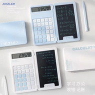 JOSALEM Foldable Calculator, Cute LCD Display Mini Finance Calculator, Multifunctional Portable Prac