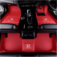 HONDA CITY AVANCIER Accord Waterproof Leather Car Carpet Car Floor Mats Car Mats x3