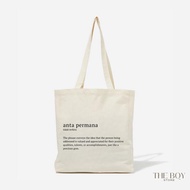The BQY - Anta Permana (Quotes Collection) Tote Bag Canvas