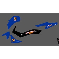 Nmax New 155 Transparent Striping Sticker Copy Hudson Hornet