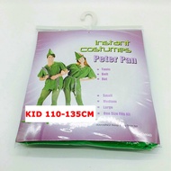 Peter Pan Green Goblin costume for boys and girls - canvas fabric, comfortable free size