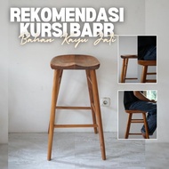 Bar stool / minimalist bar chair / teak bar chair / bar chair