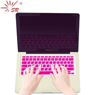 SR 14 Colors US Russian Language Letter Silicone Keyboard Cover Sticker For Macbook Air 13 Pro 13 15 17 Retina Protector  Film Basic Keyboards