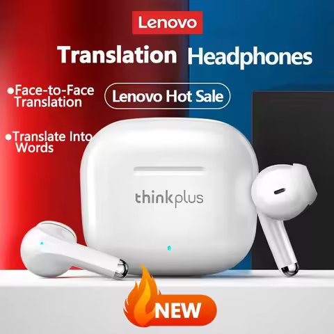Lenovo LP40 PRO Macaron Wireless Earbuds Bluetooth 5.3 Half In Ear Earphones Touch Control Long Batt
