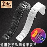 High Quality Genuine Leather Watch Straps Cowhide Huang ceramic rossini watch with adaptation to guess when iron 18 men and women of ck dw steel appliance with the chain