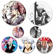 Anime Figure Rukia Renji Byakuya Kuchiki Byakuya Sajin Renji Badge Fashion Jewelry Accessories Brooc