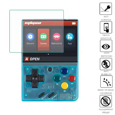 3pcs HD Soft Screen Protector Cover Protective Film for MIYOO Mini Plus Mini+/V2 Handheld Game Conso
