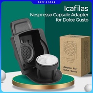 ICafilas Nespresso Capsule Adapter Compatible for Dolce Gusto