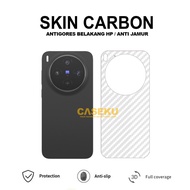 Vivo X300 Vivo X300 Pro Vivo X200 Vivo X200 Pro Skin Carbon Garskin Anti-Scratch Back Vivo X300 Vivo