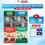 Combo 4 Sách Word Excel PowerPoint Google Sheets ĐÀO TẠO TIN HỌC Ứng Dụng Văn Phòng