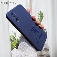 Hontingaเคสมือถือ เคสโทรศัพท์ เคส OPPO Find X2 X2 Pro กรณีแฟชั่นสัตว์ประหลาดพลังงานซิลิโคนขอบสี่เหลี