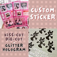 Print Custom Die Cut & Kiss Cut Stickers & Sticker Sheets Vinyl Stickers Non-Vinyl Hologram Laminati