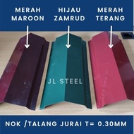 JLSTEEL Talang/Nok Arpus/ Wuwungan/ Atap baja Ringan