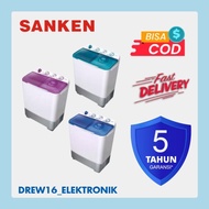 Mesin Cuci 2 Tabung Sanken TW-8800. 8Kg