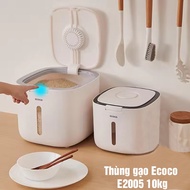 High-end smart ecoco E2005 10Kg rice container for every family