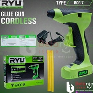 New Ryu Cordless Glue Gun Rcg 7 Alat Lem Tembak Stik Bakar Baterai 12