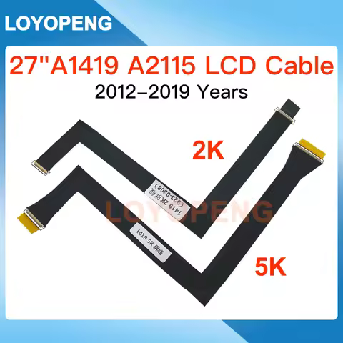New A2115 LCD Screen Display Cable For iMac 27" A1419 LCD Cable 2K Retina 5K 923-0308 923-00093 2012