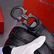 2026 Fashion Accessories Durable Unisex Crocodile Pattern Cowhide Belt 90cm to 125cm/35.43inch~49.21