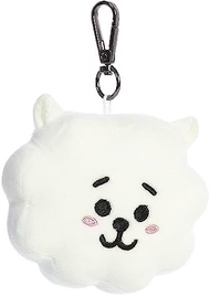 Lovable BT21 RJ Keychain Stuffed Doll - Collectible Fun - Delightful Cuteness - White 4 Inches