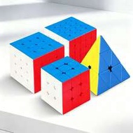 Speed Cube 3x3 4x4 5X5 Cube Smooth Rotation Stickerless Puzzle Competition Cubes Collection For Kids