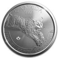 Perak Silver Coin Predator Lynx Canada 2017 1 oz
