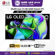 LG 55"-83" OLED evo C3 120Hz Dolby Vision 4K Smart TV OLED83C3PSA OLED77C3PSA OLED65C3PSA OLED55C3PSA (2023) WAH LEE STO