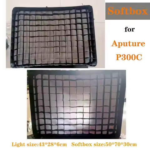 Snapbag 40° Softbox with diffussion cloth + Grid for Aputure P300C