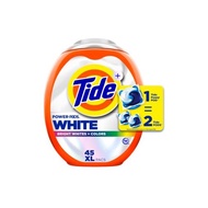 Tide Power PODS Plus Ultra OXI White and Bright Laundry Detergent, 45 Count