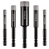 HUANGXIAOCHAO | Hex Handle Dry Drilling Tile Drill Bit Glass Drill Bit