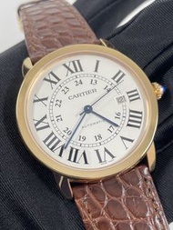 簡約大方 玫瑰金鋼皮帶針扣🌟BRAND NEW 全新 🌟Ronde Solo de Cartier 腕錶 RONDE SOLO DE CARTIER 腕錶 W6701009