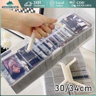Kotak Tempat Penyimpanan Kartu Kartu Uno Remi / Playing Cards KPOP Photocard Akrilik Transparan Card