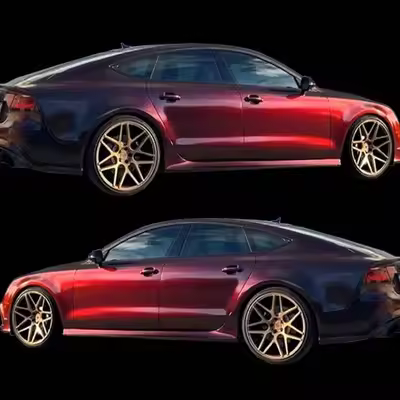 Bulk Black Red Chameleon powder pigments chrome shiting black to red automotive paint pigment