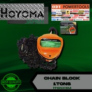 Chain Block (Hoyoma Japan Brand 1T) ~ ODV POWERTOOLS