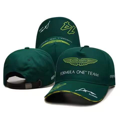 F1 Racing Team Aston Martin Daily Training Baseball Cap Fernando Alonso Men Outdoor Sunscreen Sun Ha
