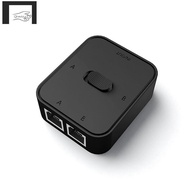 2 Port RJ45 LAN CAT6 Network Switch  1000Mbps 2 in 1 Out/1 in 2 Out Internal External Network Switch