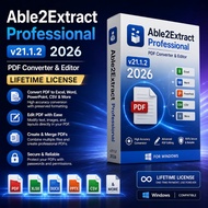🔥 Able2Extract Professional v21.1.2 2026 Lifetime For Windows | PDF Converter Editor