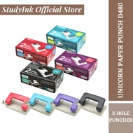 UNICORN 2 HOLE PAPER PUNCH UP D480