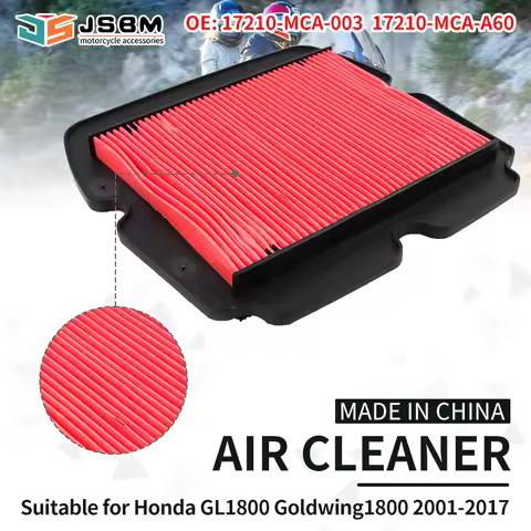 JSBM Motorcycle Air Filter For Honda GL1800 GoldWing GL1800 SC47 F6B F6C HP HPN HPNA HPNM BM Golden 