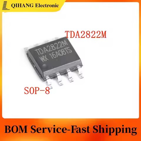 Audio Amplifier TDA2822M 10-100PCS TDA2822M TDA2822 2822 SOP-8 Dual Audio Amplifier