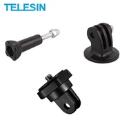 TELESIN 3 in 1 Tripod Mount Adapter Thumb Screw 1/4 Accessory for GoPro HERO 12 11 10 9 8 7 / Insta360 ONE R X2