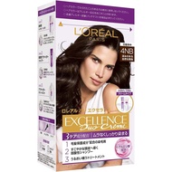 L'Oreal Paris Excellence R Hair Color Cream 4NB Natural Brown Grey Coverage