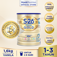 S-26 PROCAL GOLD Kaleng - Stage 3 - 1600gr Susu Formula Pertumbuhan Bayi 1 - 3 Tahun