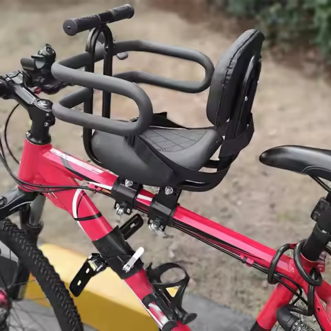 Child Bike Seat Front Mount Quick Release for Mountain Bike Road Bike 24in 26in 27.5in Baby Bike Sea