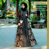 0MS GAMIS BATIK SRIWEDARI MAXI SUPER JUMBO XXL LD 110