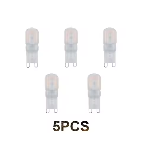 220V Led Super Bright 5 PCS Focos Chandelier Lights G9 2.5w Led Light With Pc Cover Smd2835 Lighting