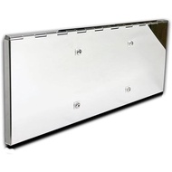 (L920) Stainless Steel - Hinged - License Plate Holder Compatible with Peterbilt 388/389